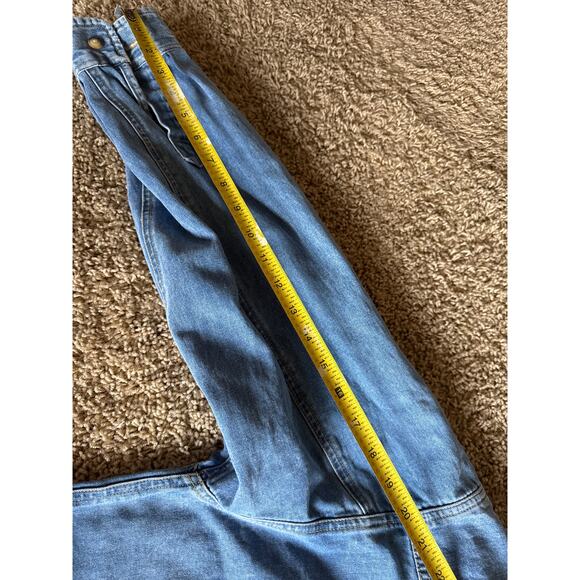 Vintage Classic Buffalo de France Heavyweight M Denim Button Up Work Shirt - Picture 9 of 9